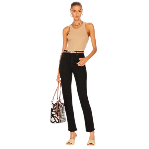 MOTHER Denim - MOTHER High Waisted Rider Skip Jean in Not Guilty Size 24